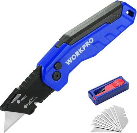 Нож строительный Workpro WP211025 — фото 2