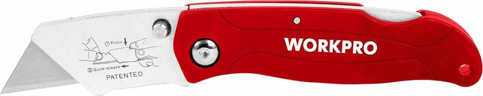 Нож строительный Workpro WP211002 — фото 4