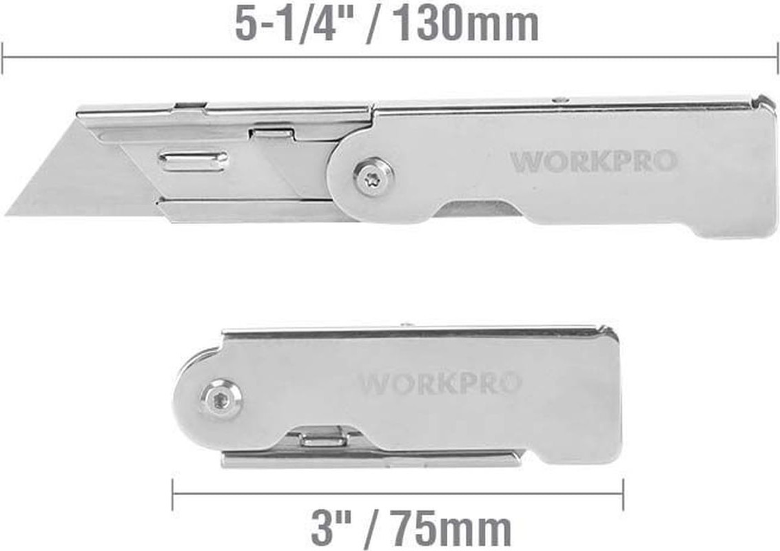 Нож строительный Workpro WP211001 — фото 3