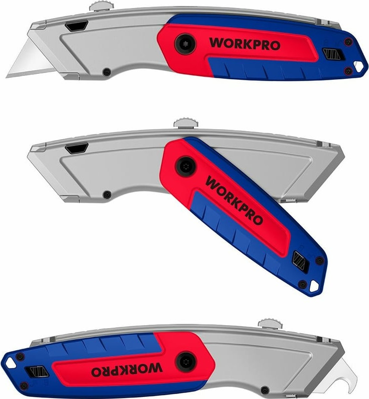 Нож строительный Workpro WP213016 — фото 6