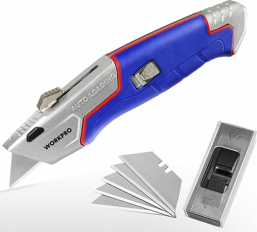 Нож строительный Workpro WP213012 — фото 3