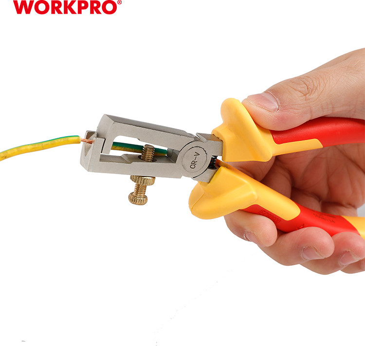 Инструмент для зачистки кабеля Workpro WP342018 — фото 2