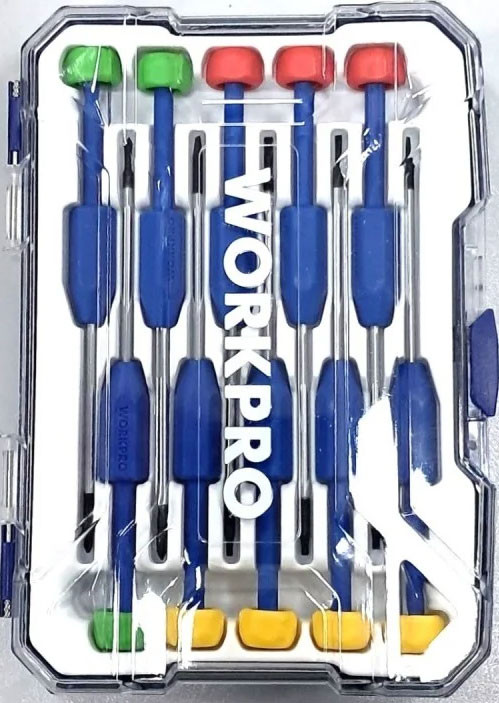 Набор отверток Workpro WP200530 (10пр)