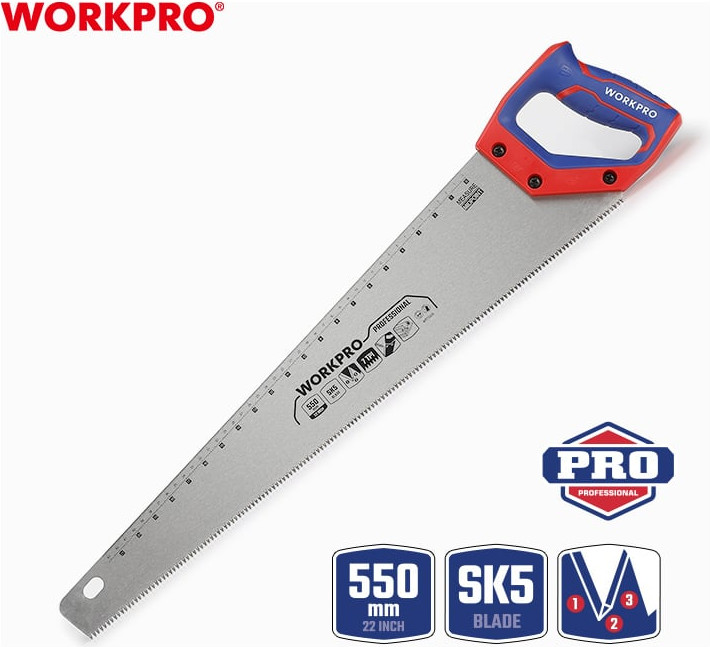 Ножовка Workpro 550мм / WP215008 — фото 5