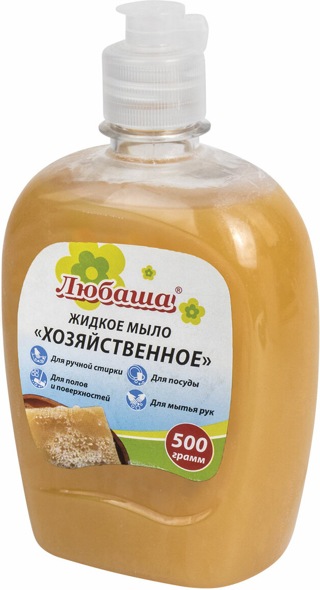 Мыло жидкое Любаша Хозяйственное / 606380 (500г)
