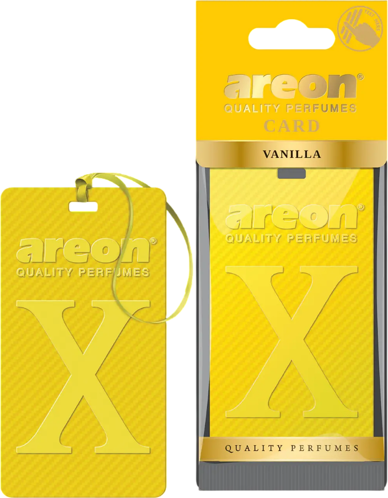 Ароматизатор автомобильный Areon X Card Vanilla / ARE-AXC02