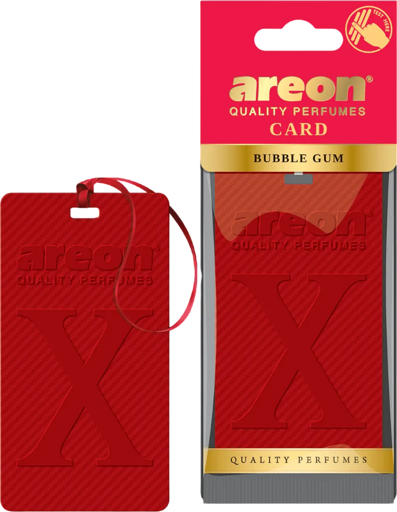 Ароматизатор автомобильный Areon X Card Bubble Gum / ARE-AXC03