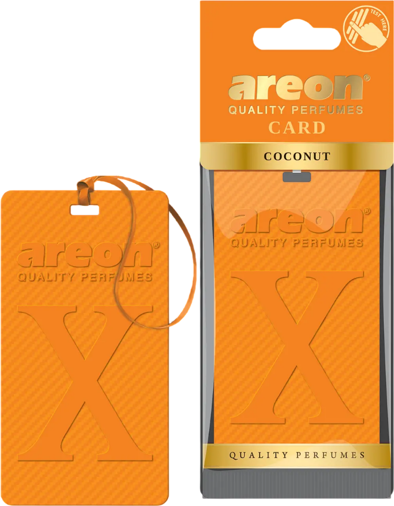 Ароматизатор автомобильный Areon X Card Coconut / ARE-AXC05