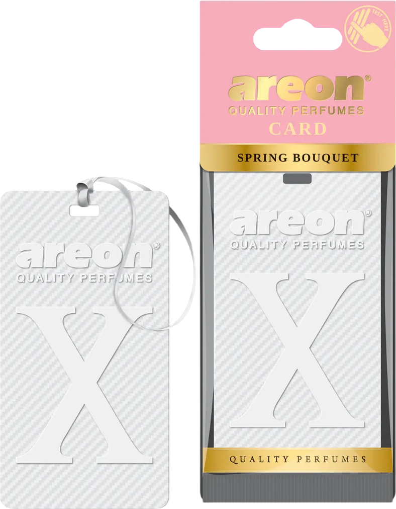 Ароматизатор автомобильный Areon X Card Spring Bouquet / ARE-AXC06