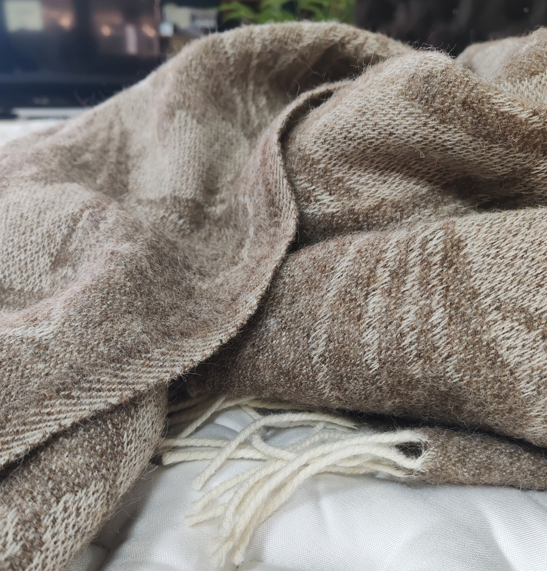 Плед Klippan Super Soft Wool Этюд 140х190 (в подарочной коробке) — фото 4