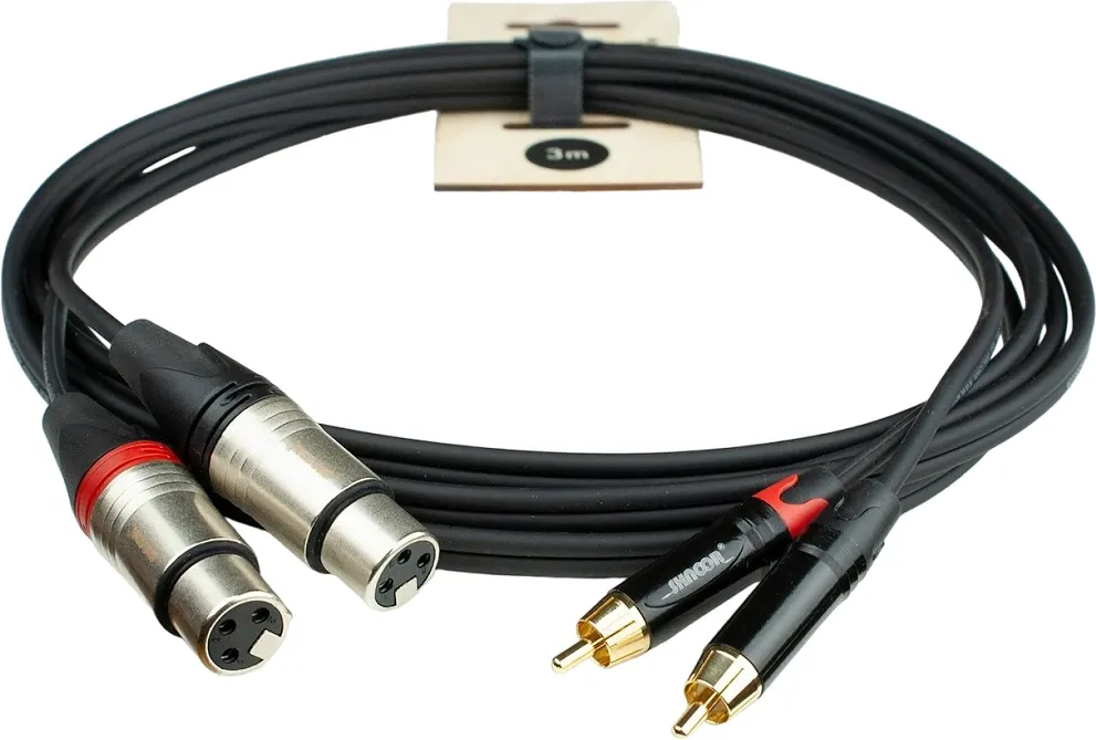 Кабель Shnoor RCA2XF-10m (10м)