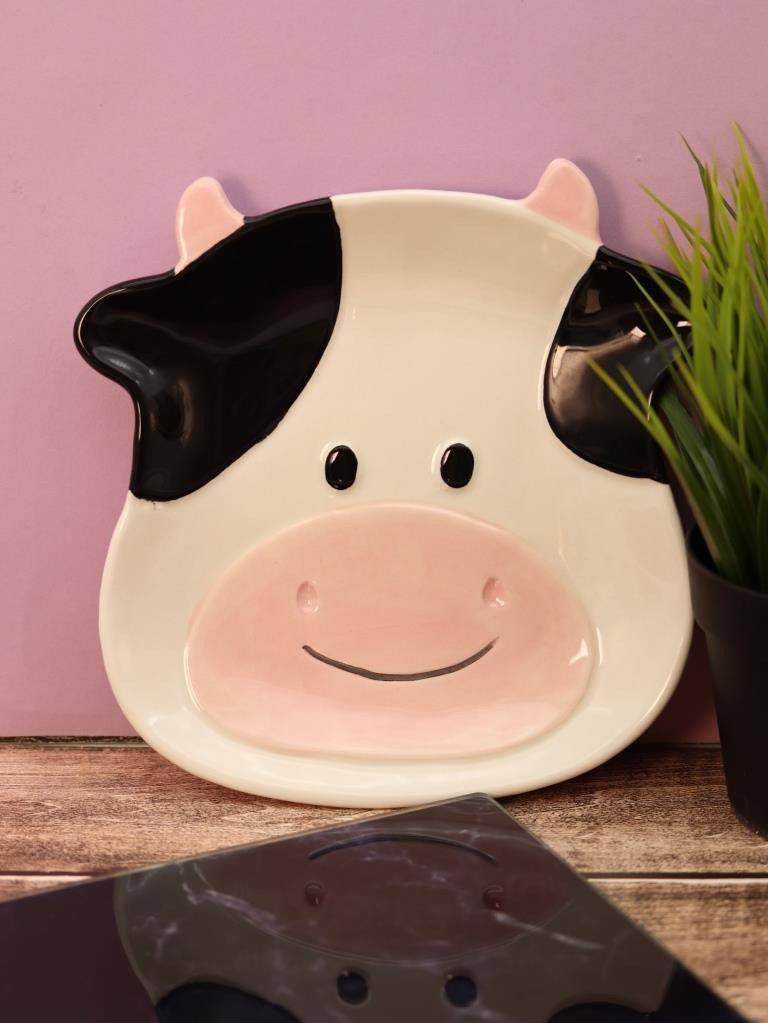 Тарелка столовая обеденная ILikeGift Sweet cow / FC250137 — фото 5