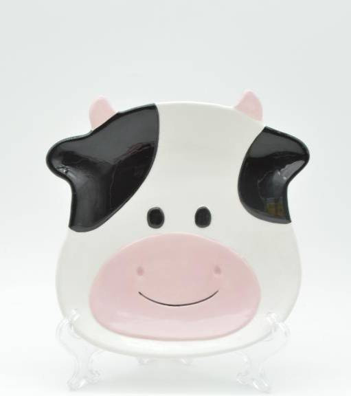 Тарелка столовая обеденная ILikeGift Sweet cow / FC250137 — фото 2