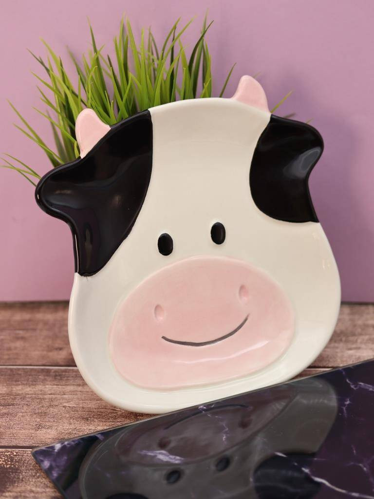Тарелка столовая обеденная ILikeGift Sweet cow / FC250137 — фото 3