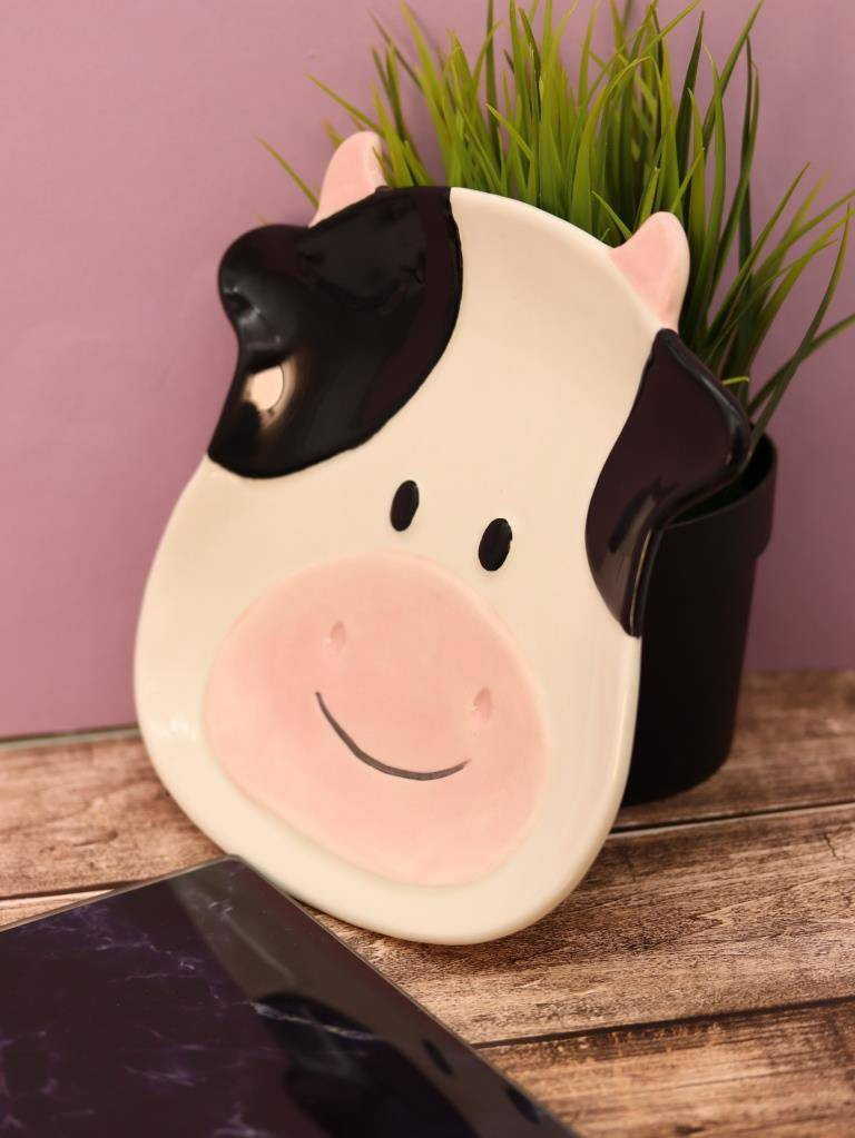 Тарелка столовая обеденная ILikeGift Sweet cow / FC250137 — фото 4