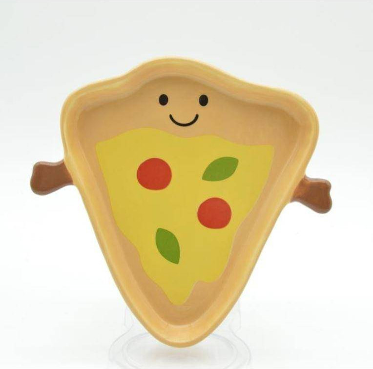 Тарелка столовая обеденная ILikeGift Funny pizza / FC250182 — фото 2