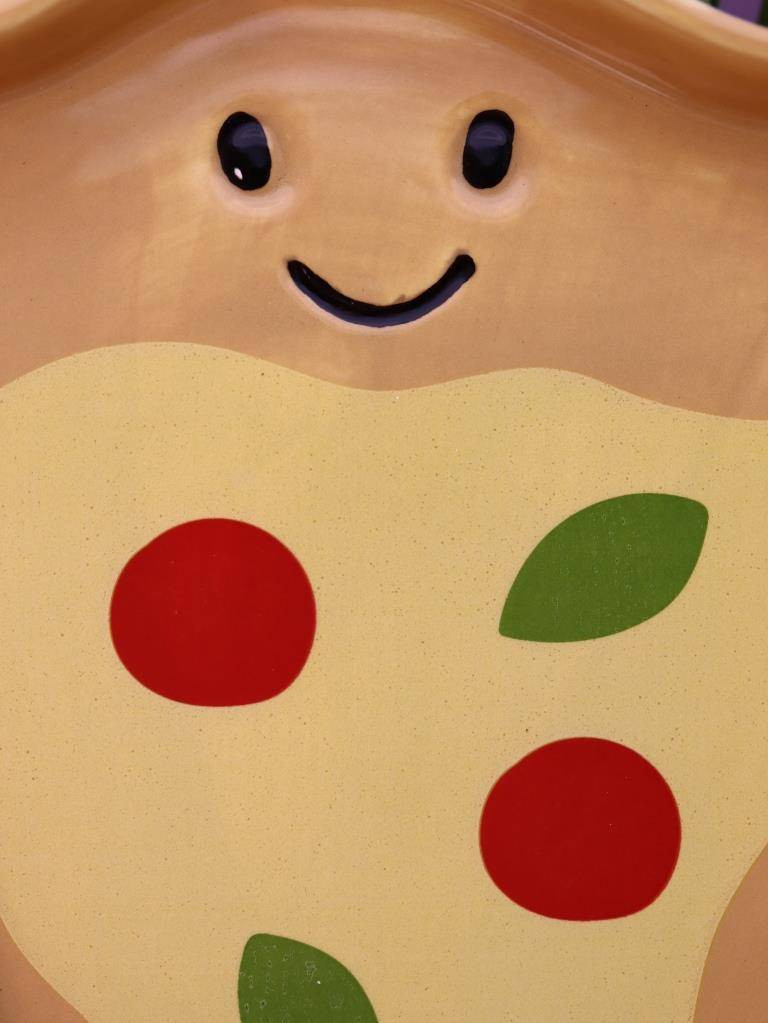 Тарелка столовая обеденная ILikeGift Funny pizza / FC250182 — фото 5