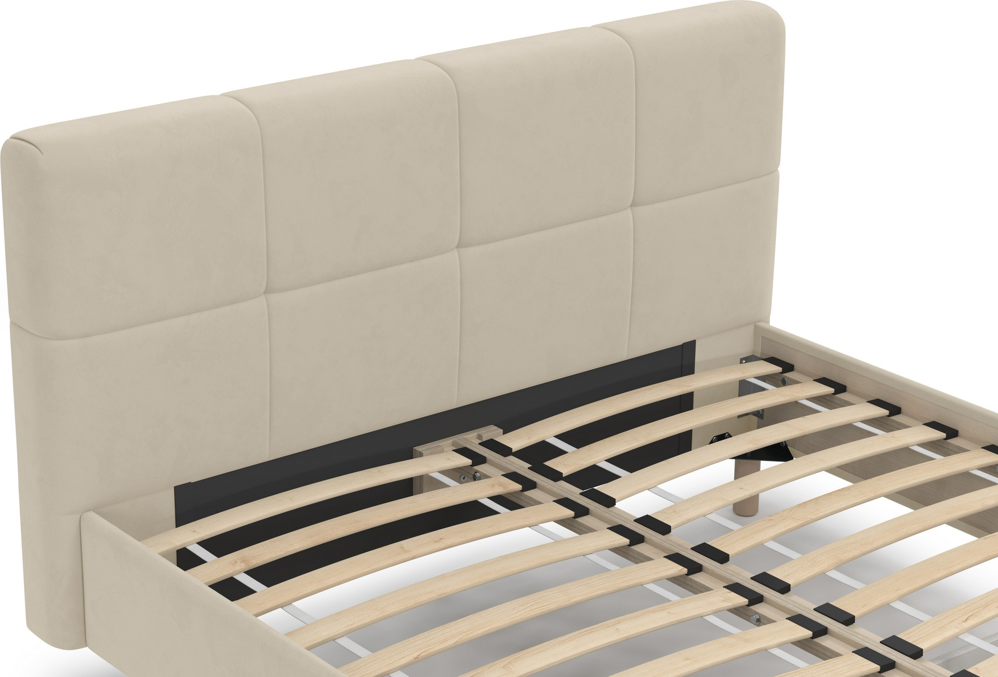 Полуторная кровать Mio Tesoro Letto 617 140x200 (бежевый 1189) — фото 6