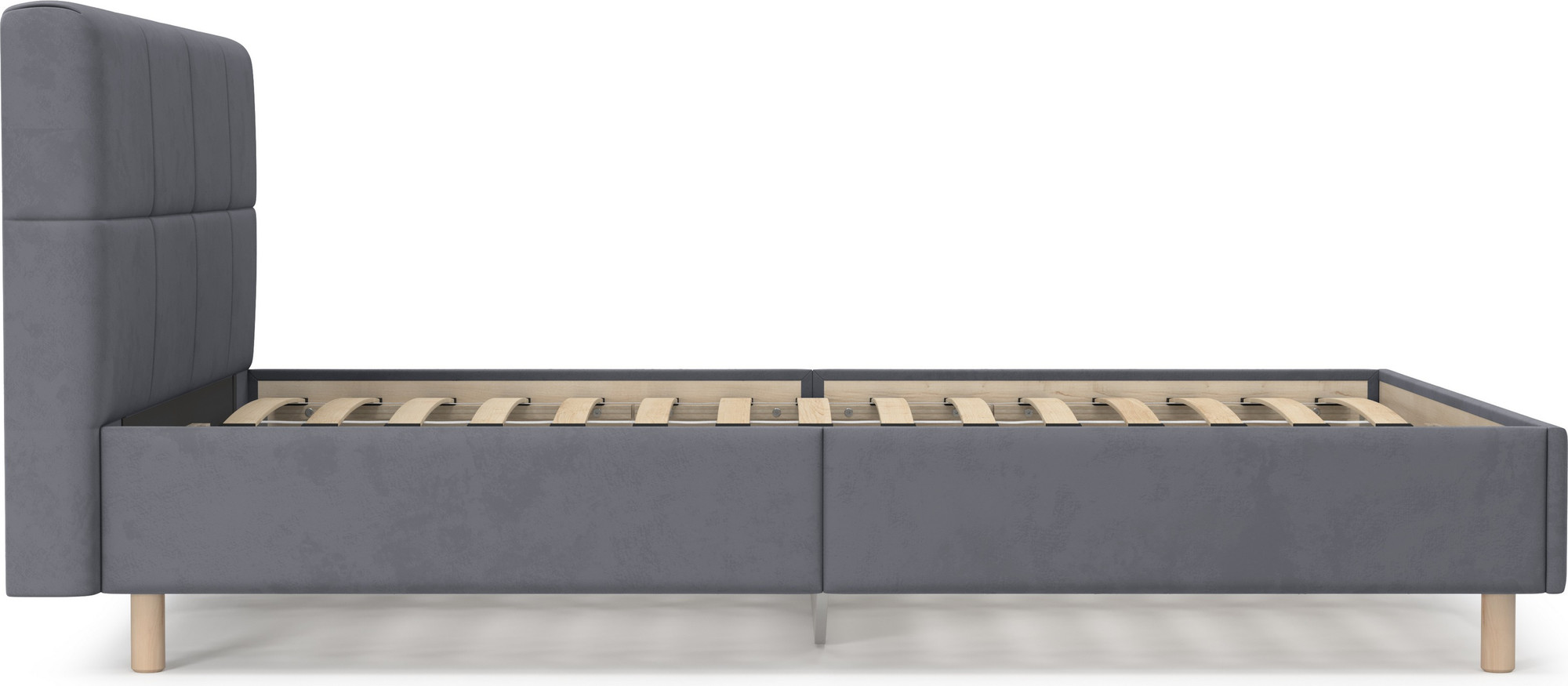 Полуторная кровать Mio Tesoro Letto 617 140x200 (темно-серый 906) — фото 5