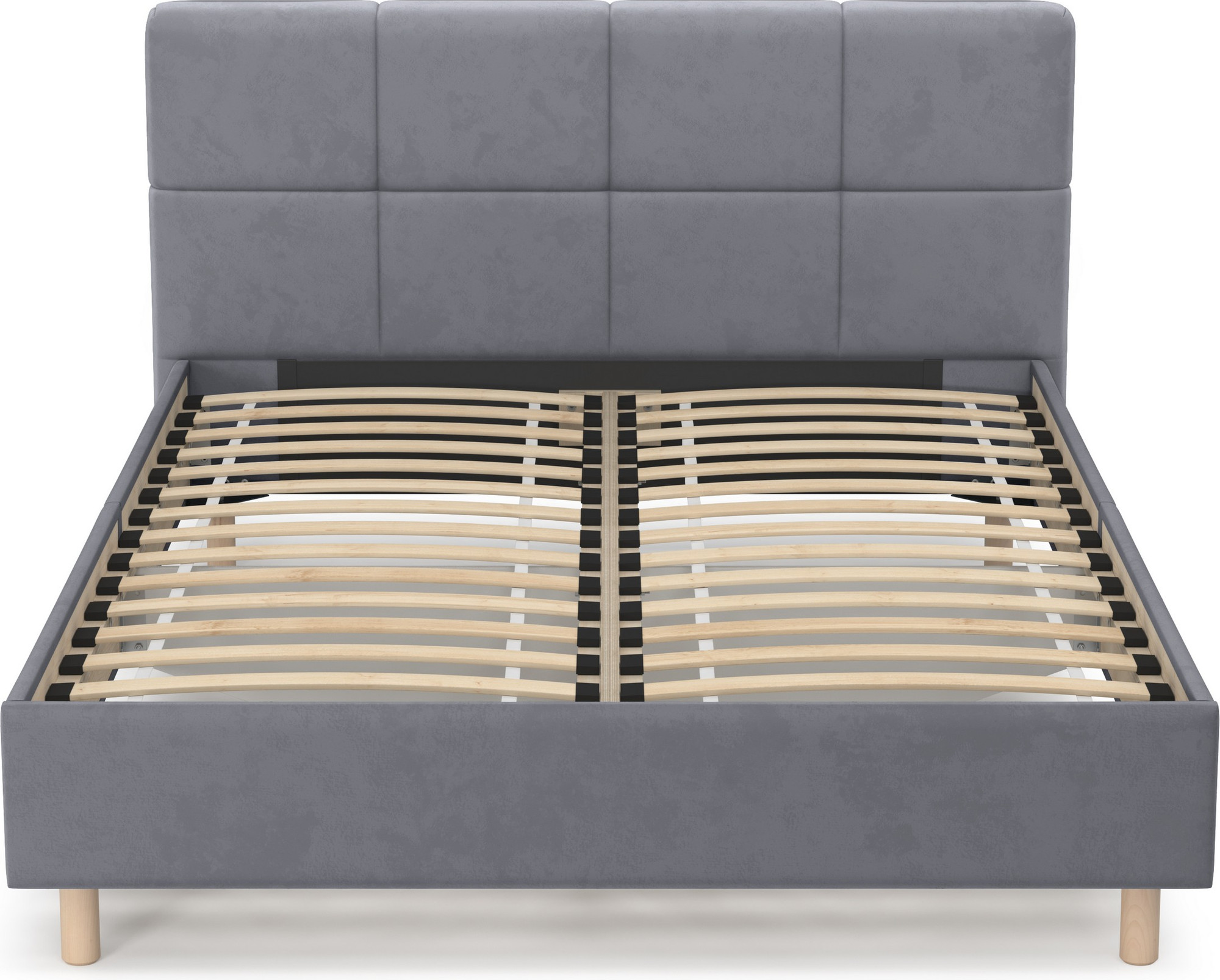 Полуторная кровать Mio Tesoro Letto 617 140x200 (темно-серый 906) — фото 3