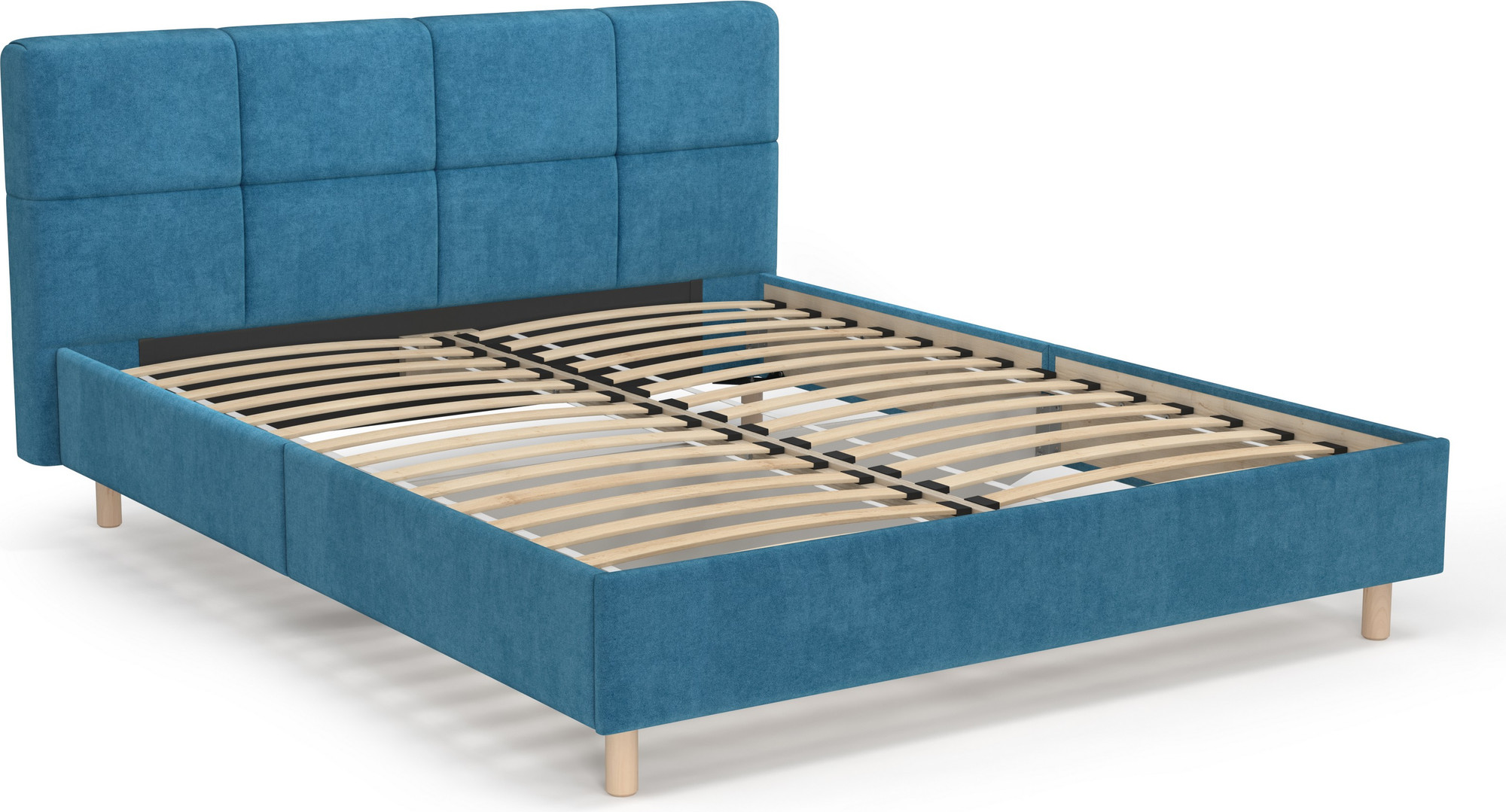 Двуспальная кровать Mio Tesoro Letto 617 160x200 (синий 1347) — фото 5