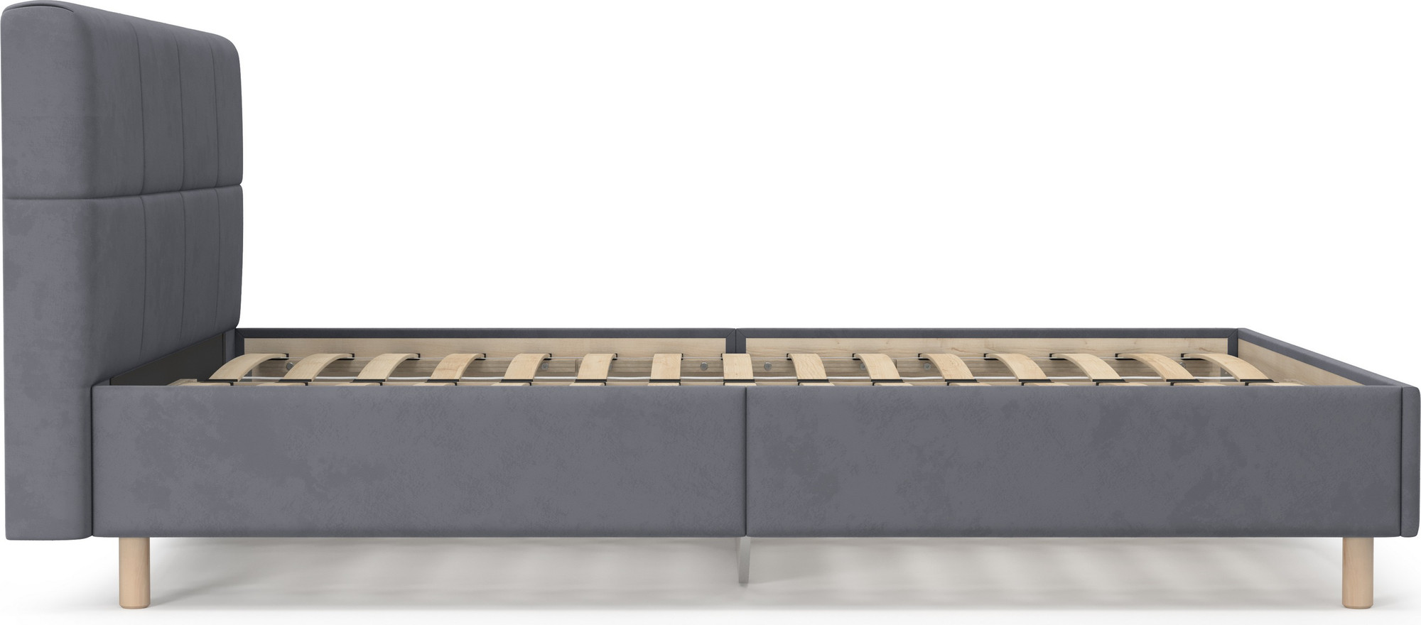Двуспальная кровать Mio Tesoro Letto 617 160x200 (темно-серый 906) — фото 2