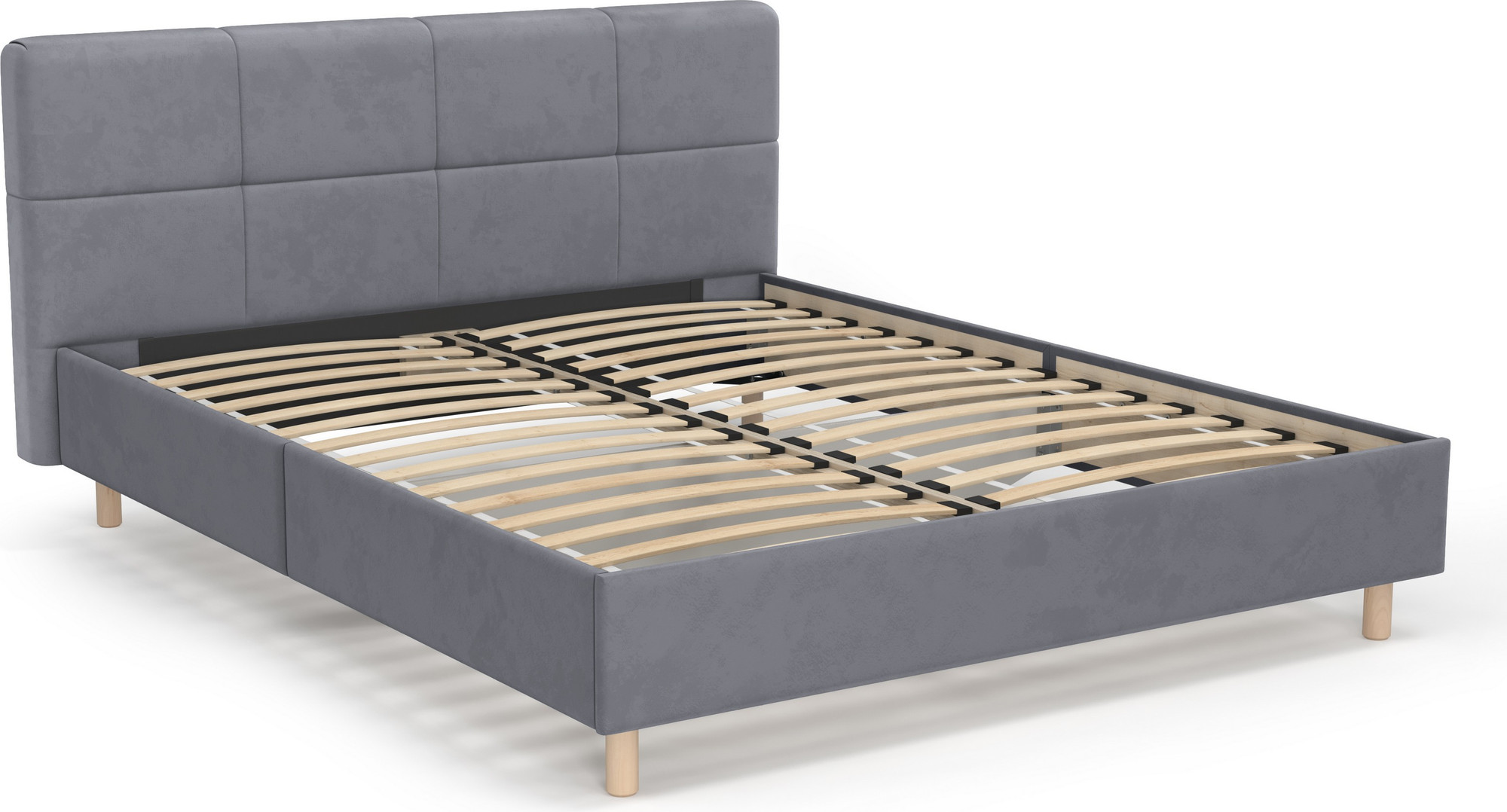 Двуспальная кровать Mio Tesoro Letto 617 160x200 (темно-серый 906) — фото 3