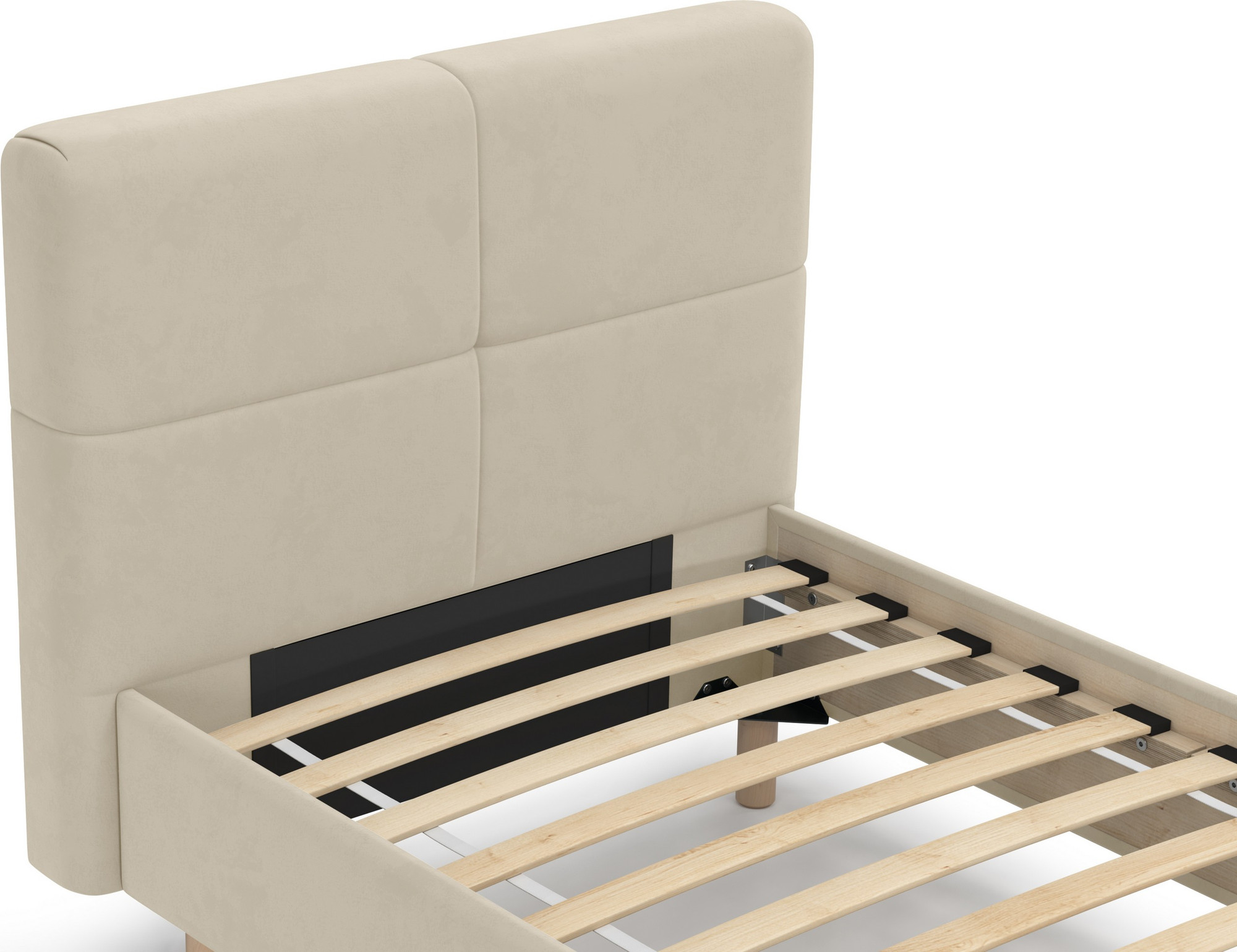 Односпальная кровать Mio Tesoro Letto 617 90x200 (бежевый 1189) — фото 6
