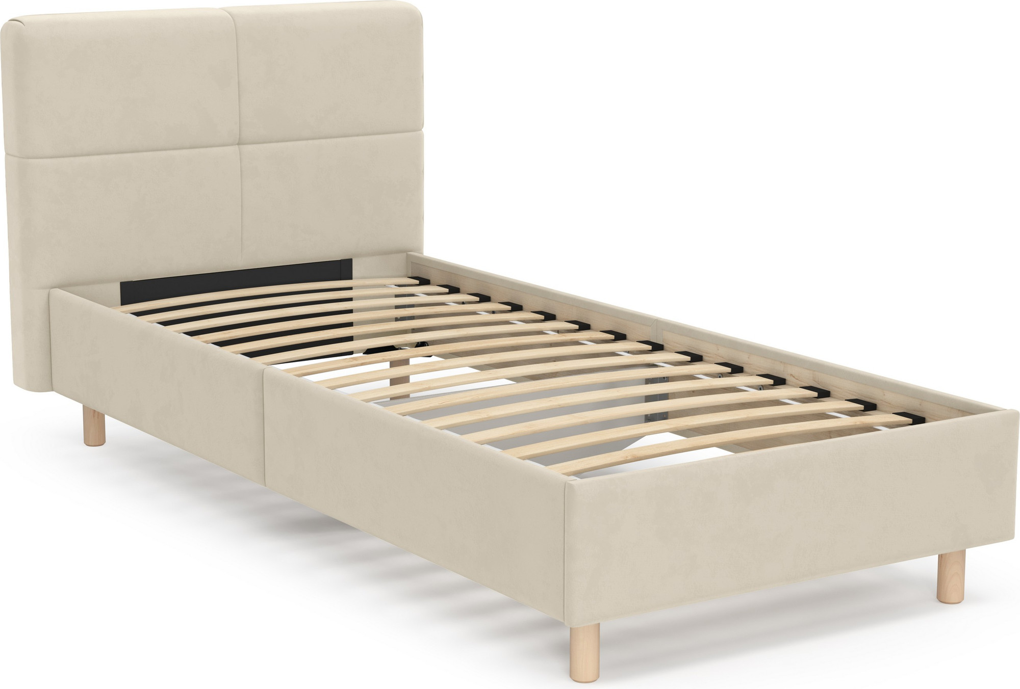 Односпальная кровать Mio Tesoro Letto 617 90x200 (бежевый 1189) — фото 2
