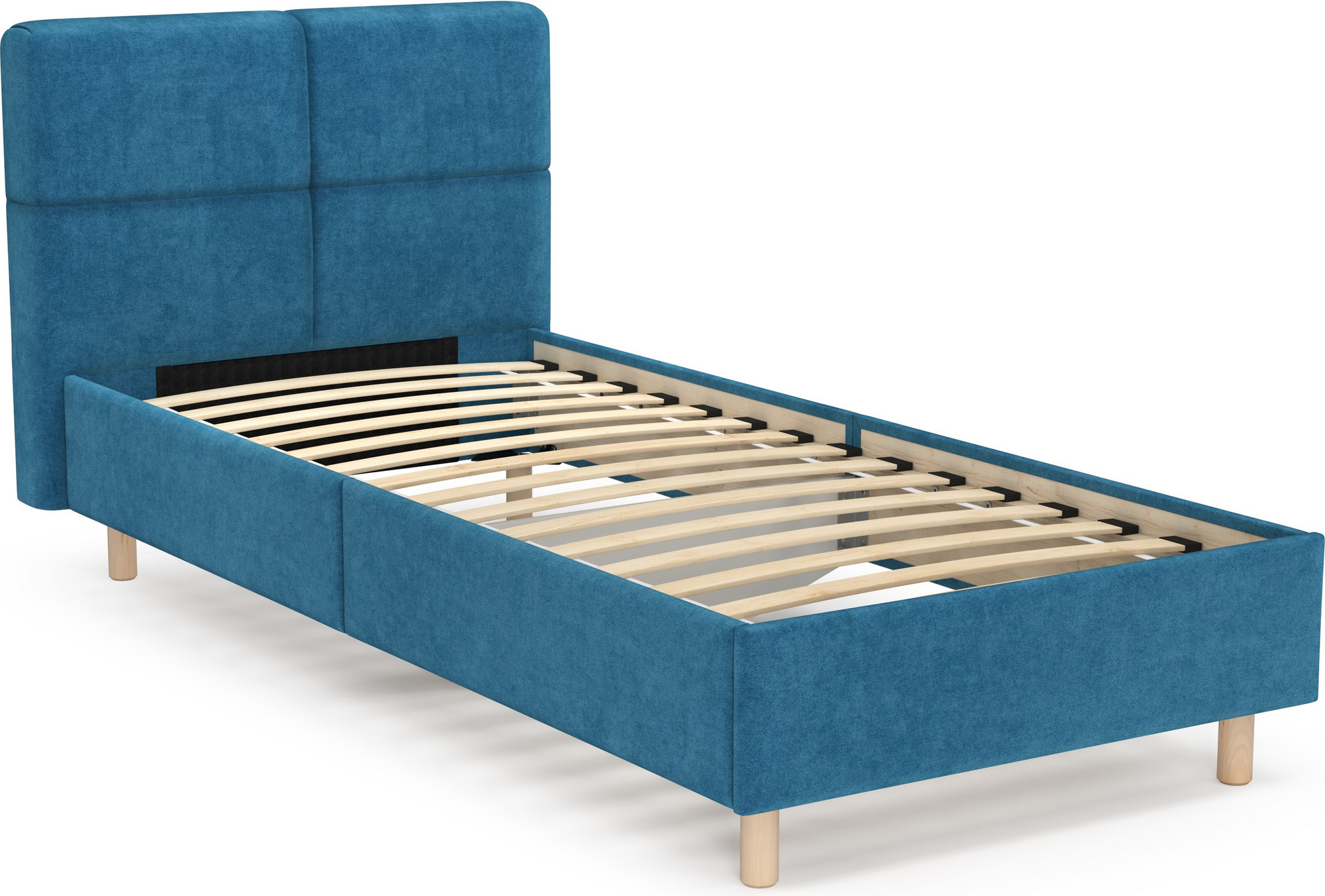 Односпальная кровать Mio Tesoro Letto 617 90x200 (синий 1347) — фото 6