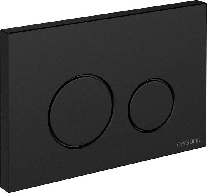 Инсталляция для унитаза Cersanit Aqua Smart M 40 68177 с кнопкой Twins 63525 (кнопка черный матовый) — фото 2