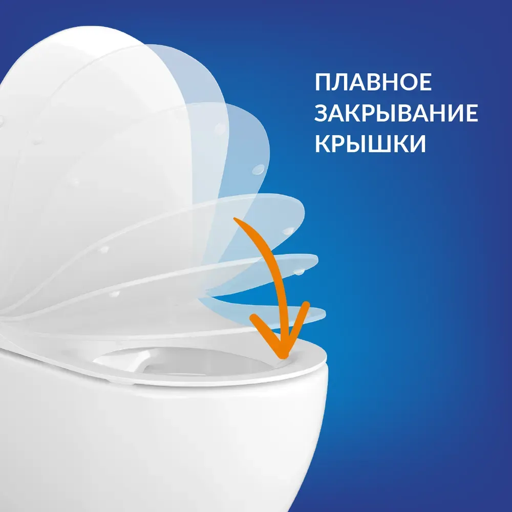 Унитаз подвесной с инсталляцией Cersanit Brasko Slim 64824 + Aqua 50 68178 +Accento Circle для Aqua 69078 (кнопка черный матовый) — фото 5