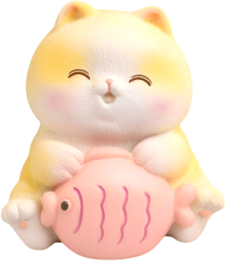 Статуэтка ILikeGift Сatfish 137P-DLM1048-01 (pink)