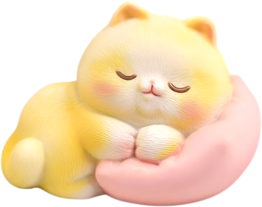 Статуэтка ILikeGift The sleeping cat 137P-DLM1048-03