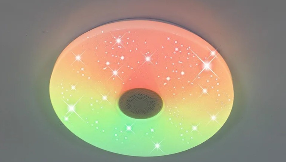 Люстра Estares RGB 40W R-APP-330-WHITE/WHITE-220-IP20