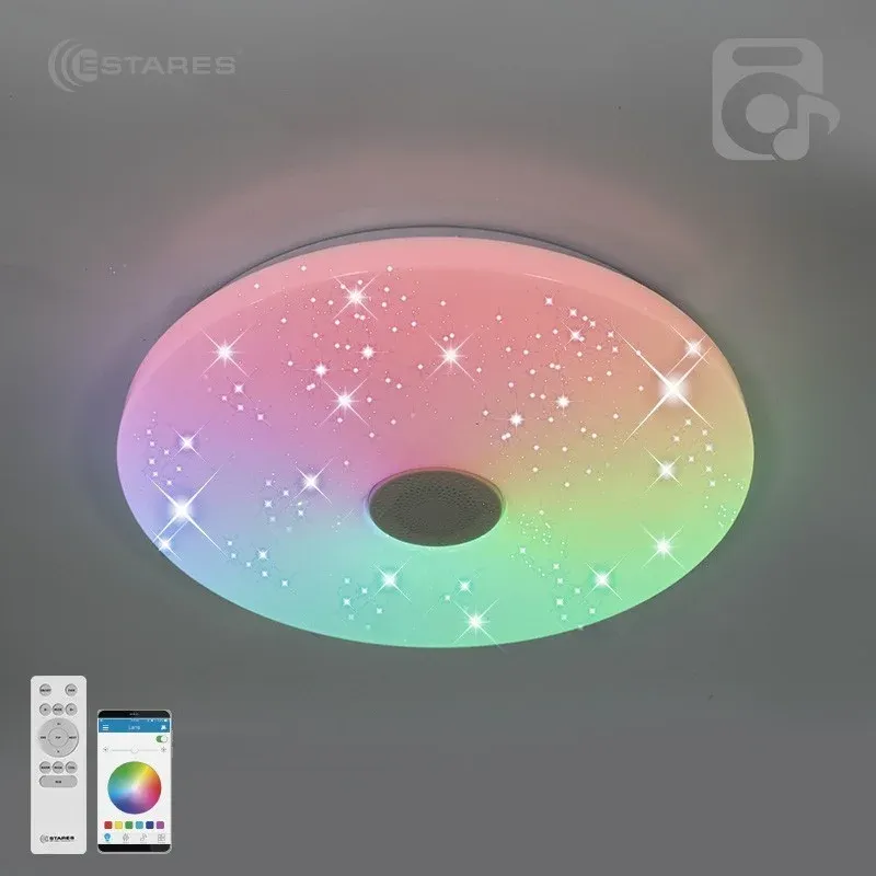 Люстра Estares RGB 60W R-APP-390-WHITE/WHITE-220-IP20 — фото 2