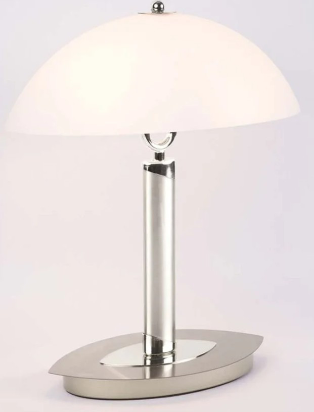 Прикроватная лампа Estares Classic 2xE14 R-320x380-NICKEL-220-IP20