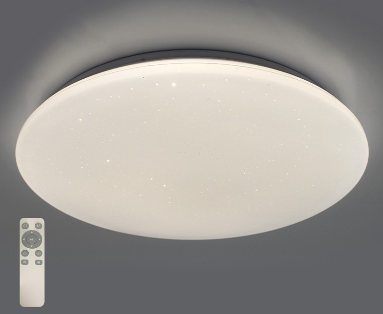 Потолочный светильник Estares Saturn 70W R-500х74-WHITE/SHINY-220-IP20