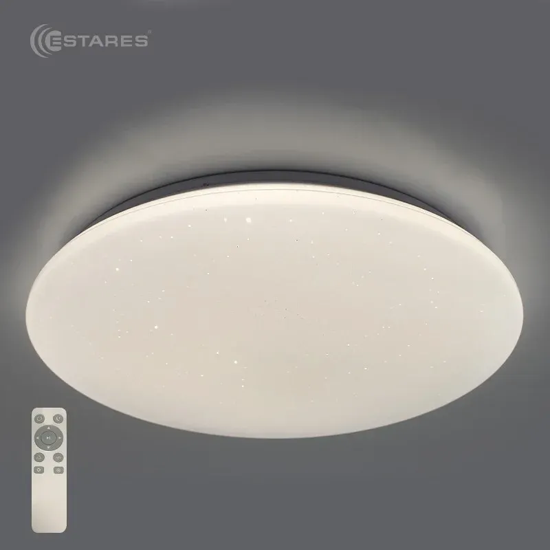 Потолочный светильник Estares Saturn 70W R-500х74-WHITE/SHINY-220-IP20 — фото 2