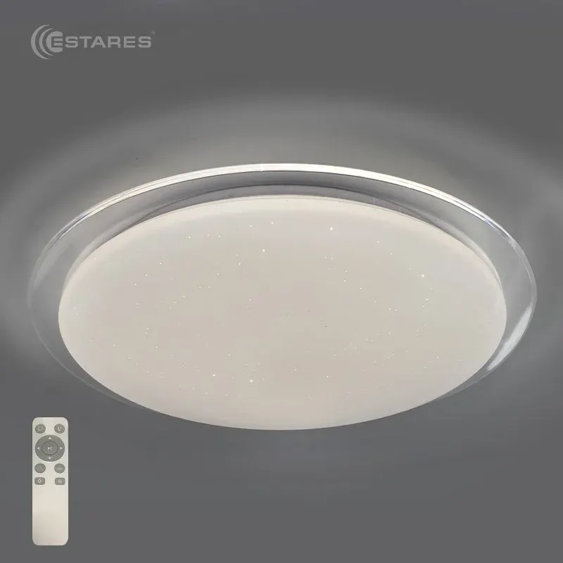 Потолочный светильник Estares Saturn 70W R-500х74-WHITE/SHINY-220-IP20 — фото 5