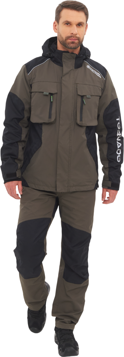 Костюм для охоты и рыбалки Huntsman Торнадо 0°C Хаки Breathable (р.44-46/182-188)