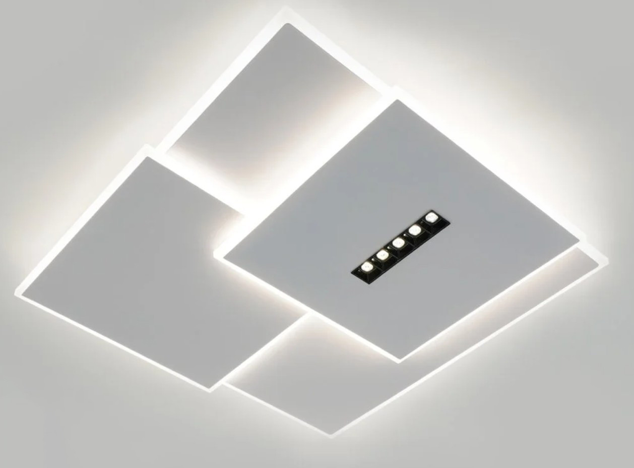Потолочный светильник Estares Sterren 105W 3S 5DL-RC-520x535x55-WHITE/BLACK/WHITE-220-IP20