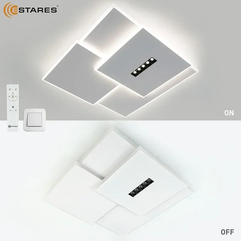 Потолочный светильник Estares Sterren 105W 3S 5DL-RC-520x535x55-WHITE/BLACK/WHITE-220-IP20 — фото 6