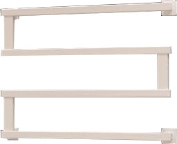 Полотенцесушитель водяной Stinox Optima 50x70 / op70ral9003 (белый матовый)