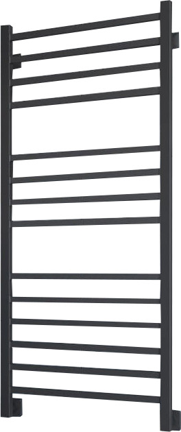 Полотенцесушитель водяной Stinox Quatro Luxe 50x120 / qu120lral9005 (черный матовый)