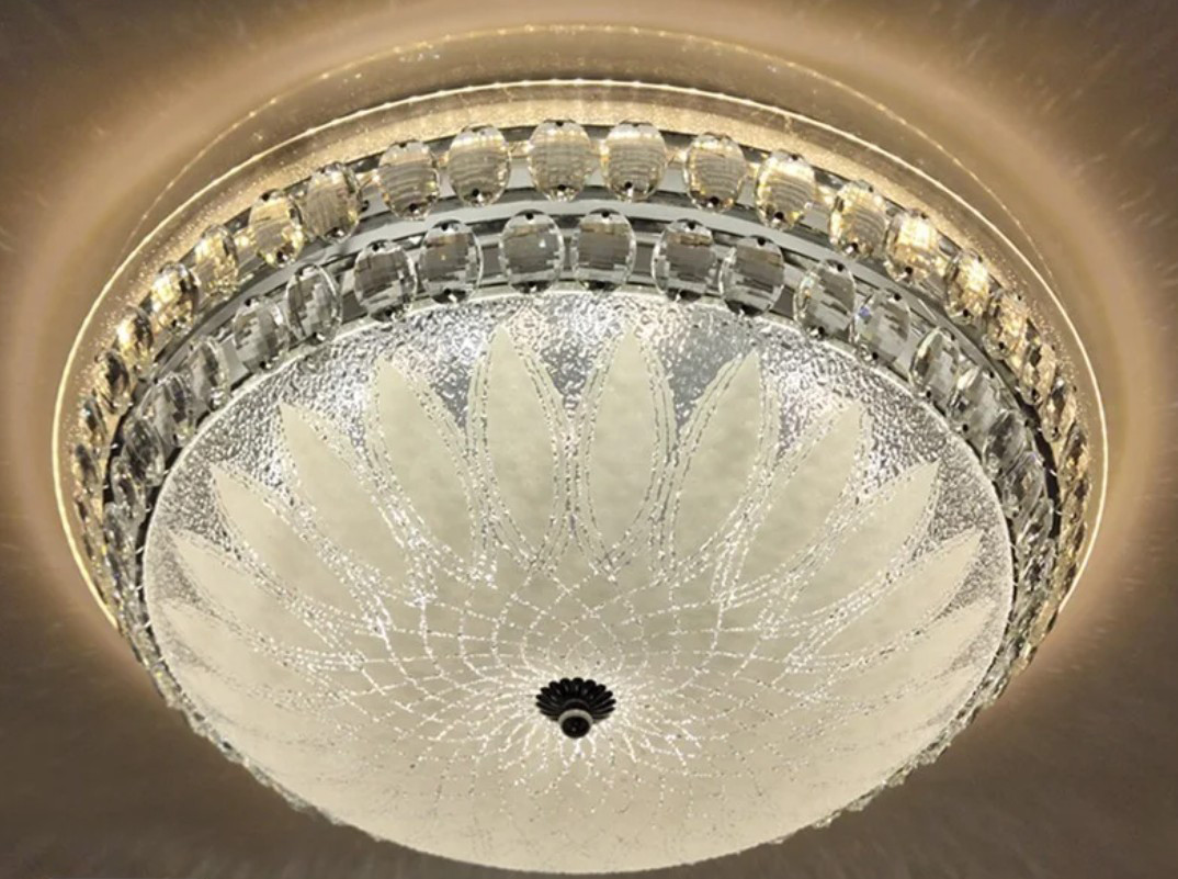 Потолочный светильник Estares Sahara Chrome 72W R-510-WHITE-220-IP20
