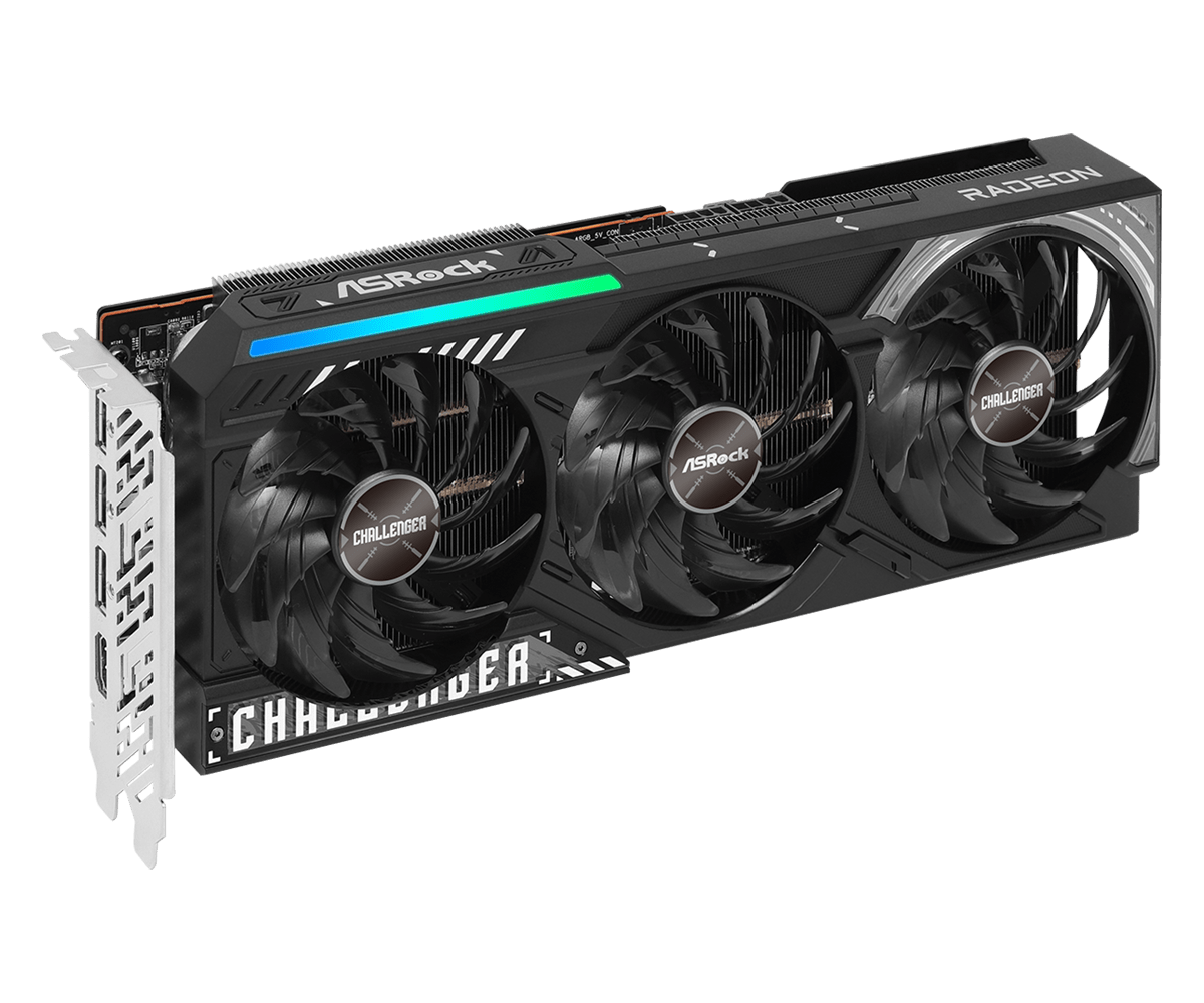 Видеокарта AsRock Radeon RX 9070 16Gb (RX9070 CL 16G) — фото 3