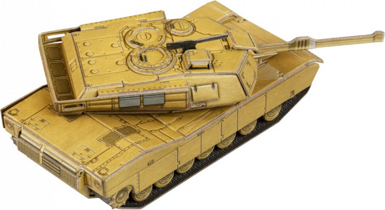 Сборная модель Умная бумага Тяжелый танк. M1A2 Abrams / 4627081556309 — фото 3