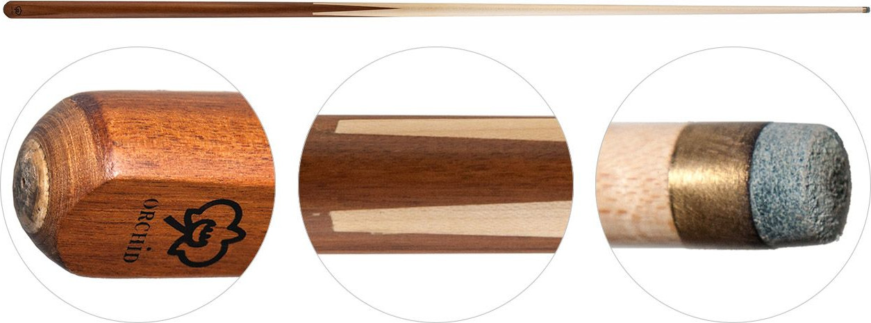 Кий Dynamic Billard Для cнукера 1-pc / 20.065.55.1 (146см, коричневый) — фото 2