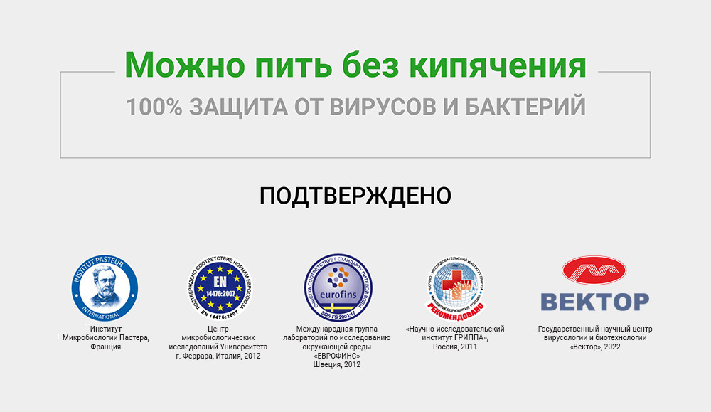 Комплект картриджей для фильтра Гейзер №10 / 50038 — фото 4